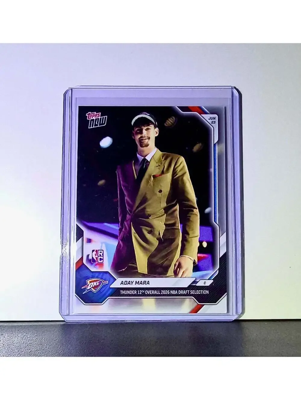 Aday Mara Rookie 2026-27 Topps NBA Draft #AMAR Card OC Thunder